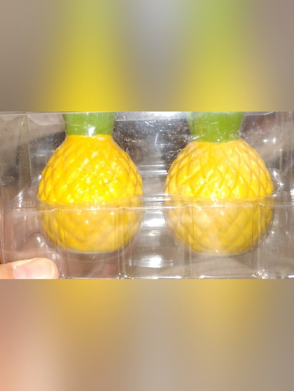 Tropical Pineapple Salt & Pepper Shakers - Yellow